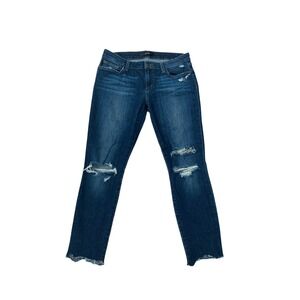 Joes Jeans Women's Blue Distressed Skinny Jeans Size 29